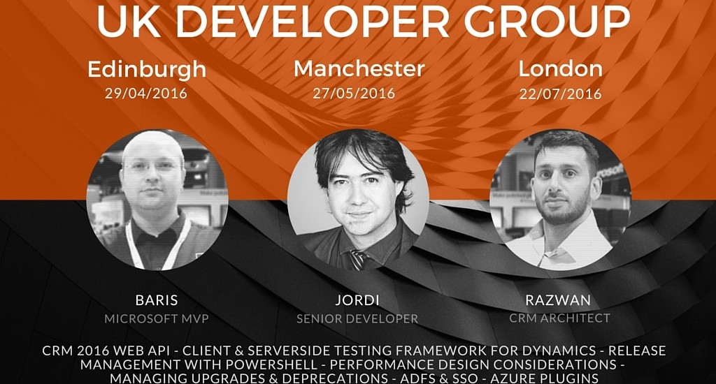 Dynamics CRM 2016 UK Developer Group